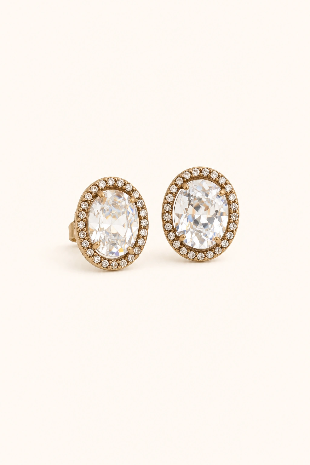 cadre gold earrings