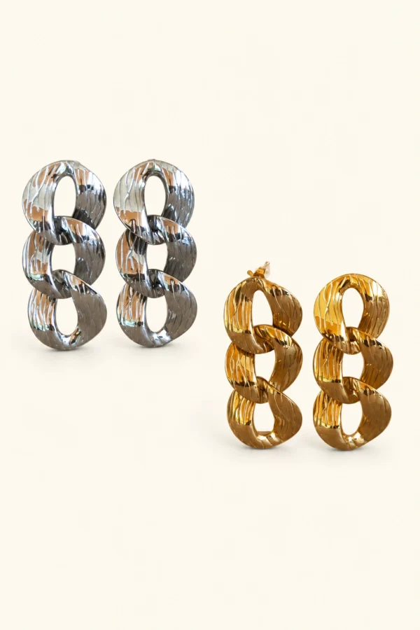 Chain earrings