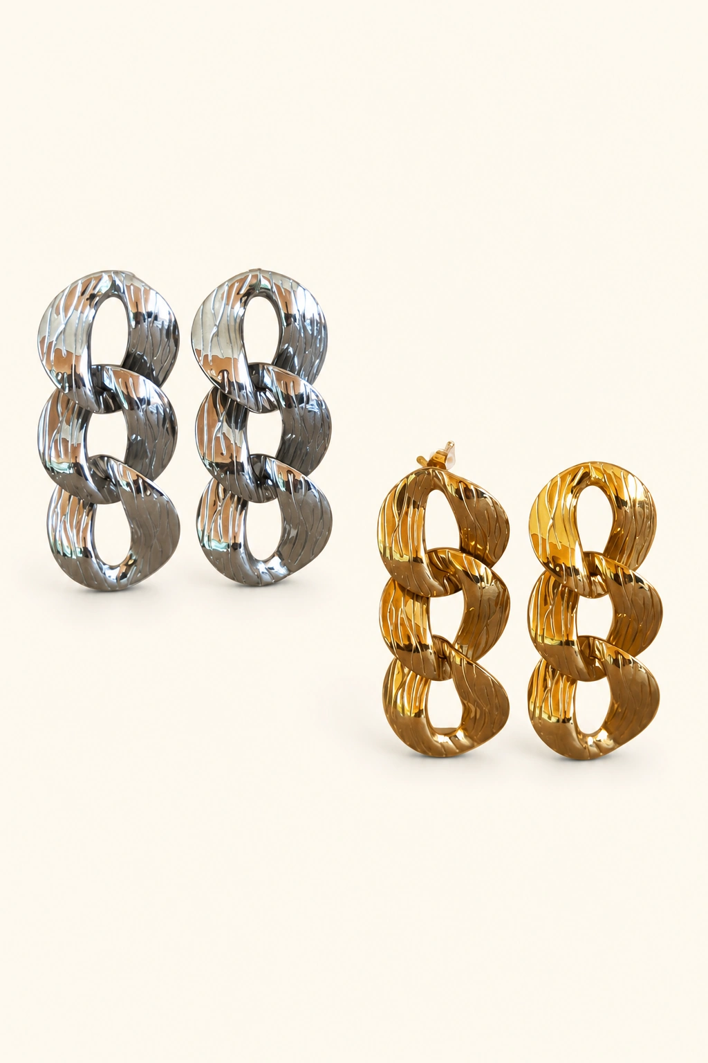 Chain earrings