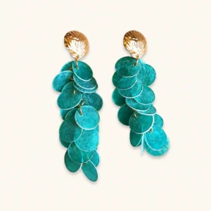 coral earrings