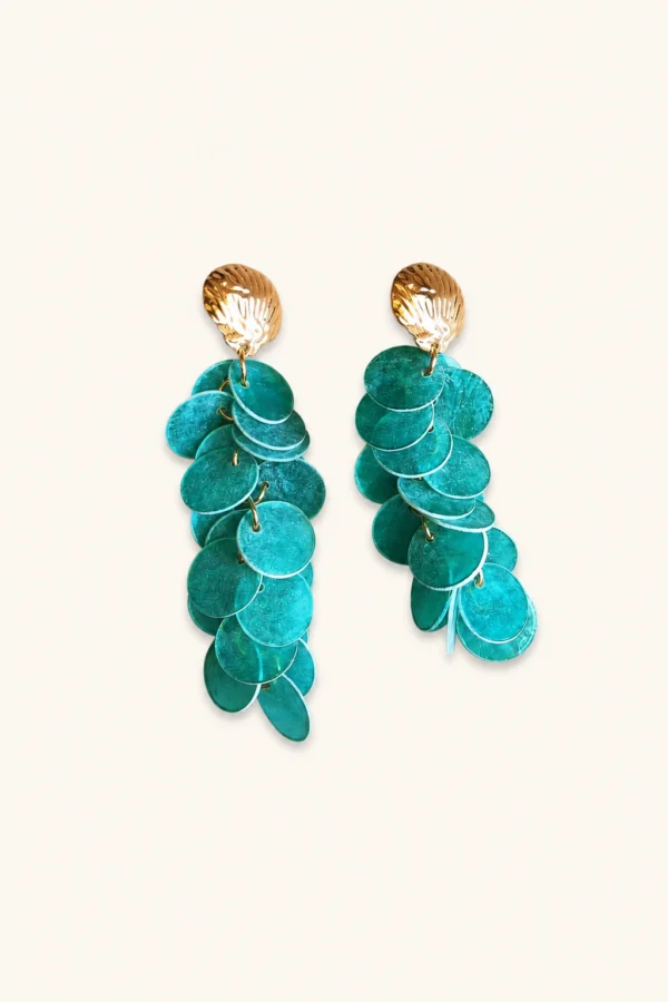 coral earrings