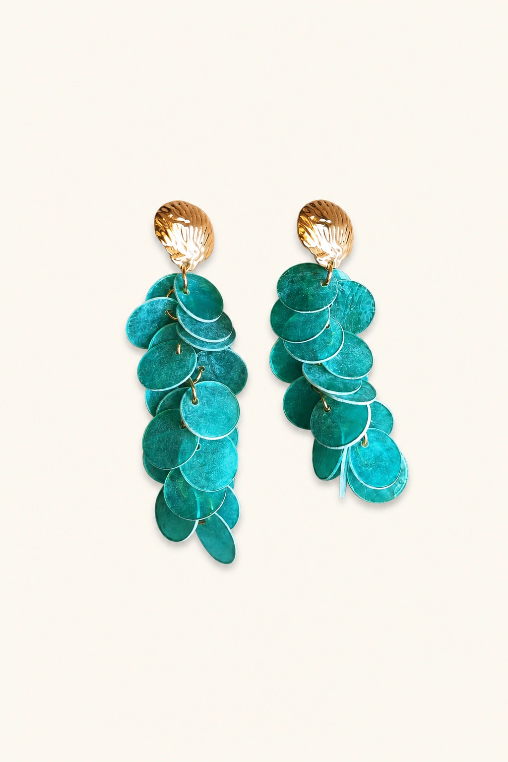 coral earrings