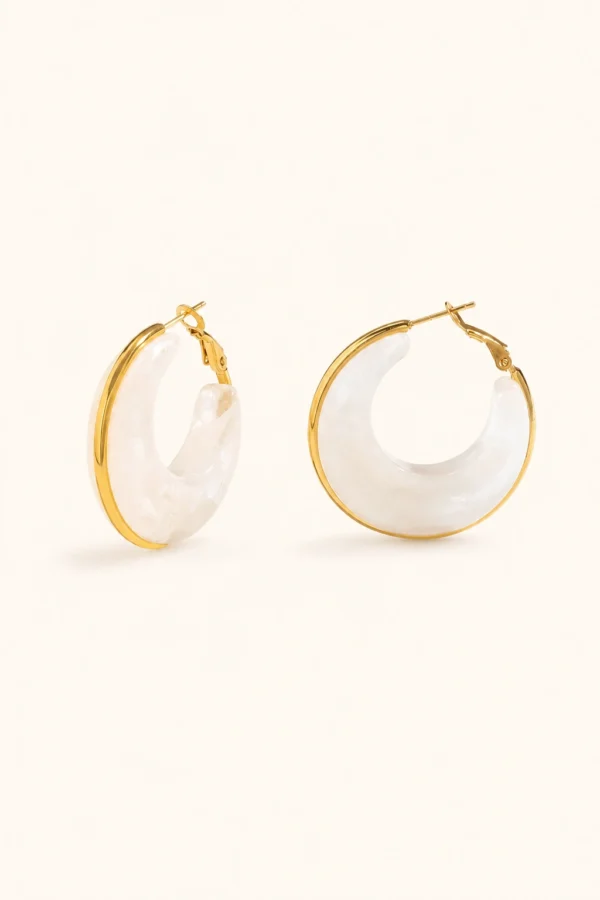 crystal hoops