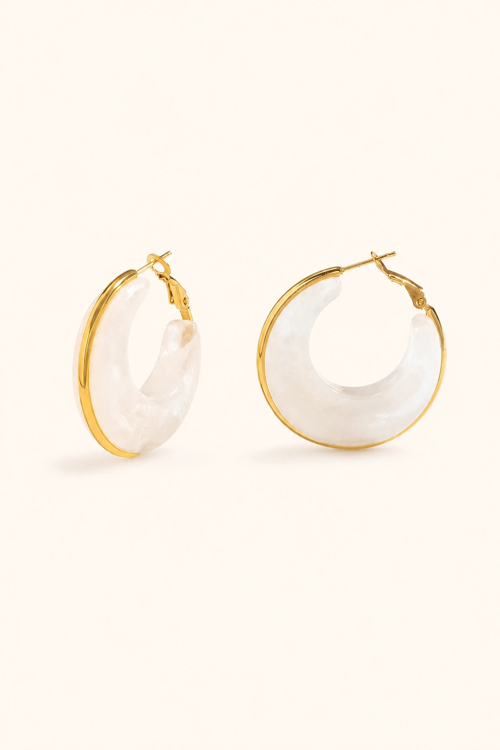 crystal hoops