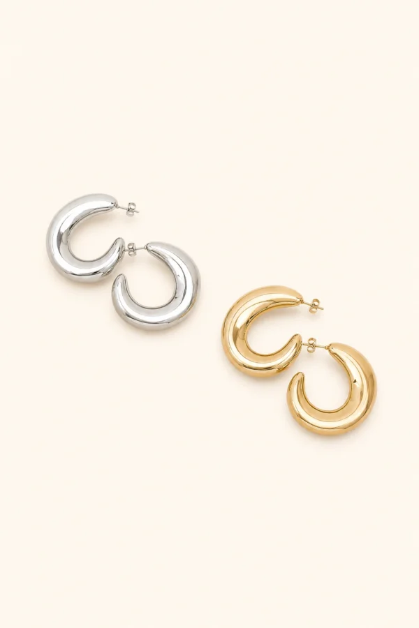 mezzaluna hoops