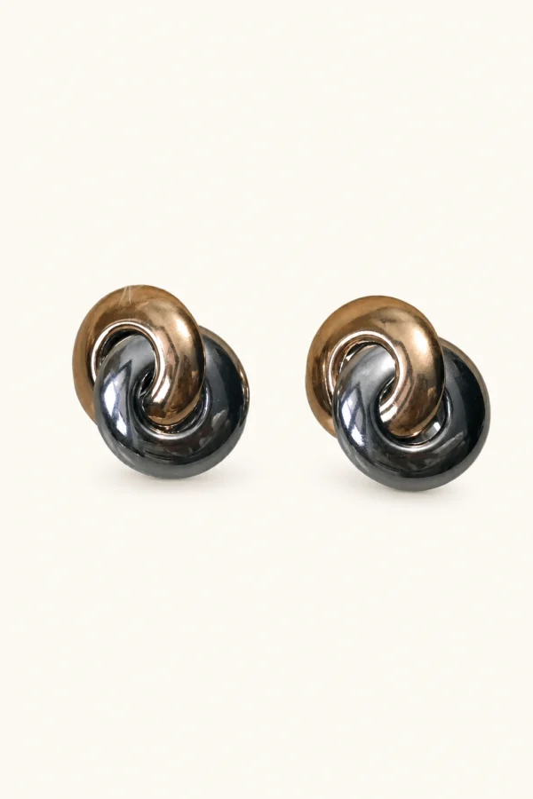 pretzel earrings
