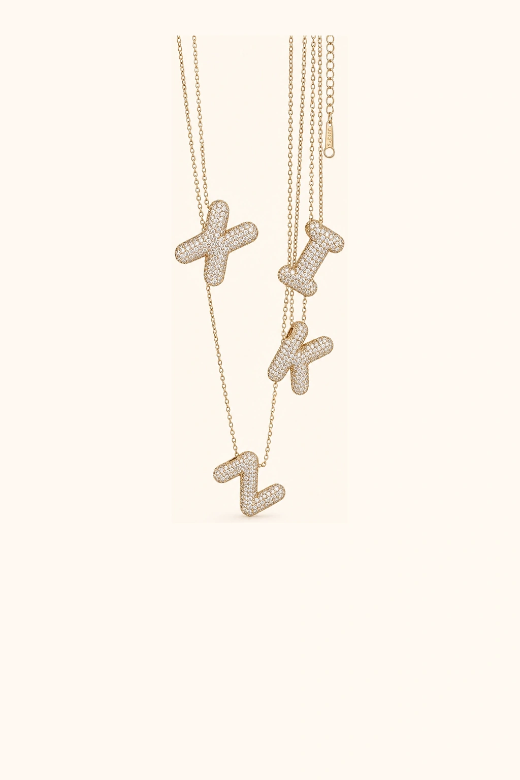 monogram necklace