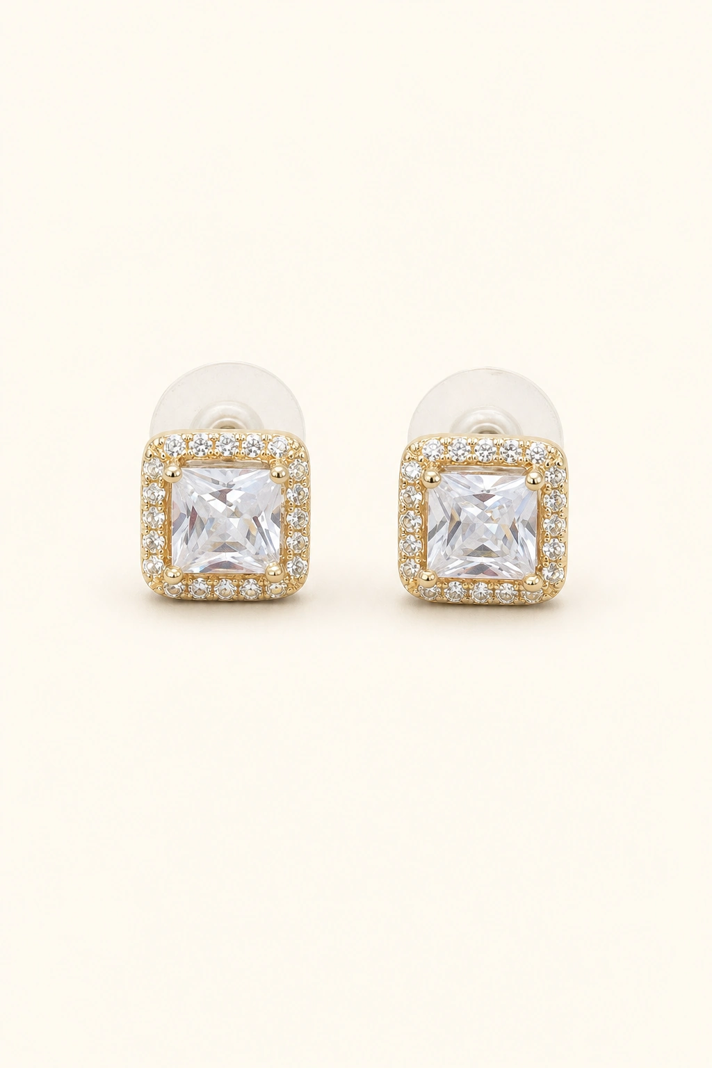 glowing cubes earrings