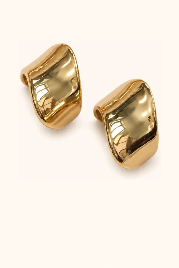gold wave ring