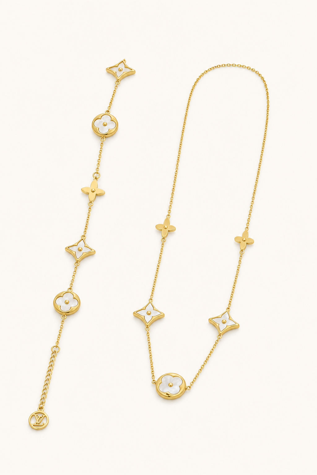 "LV" ivory bracelet